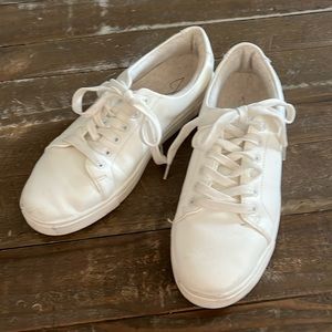 Joie Harvard Faux Leather Sneakers